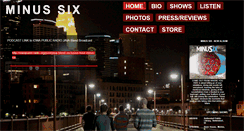 Desktop Screenshot of minussix.com