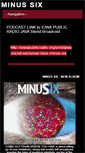 Mobile Screenshot of minussix.com